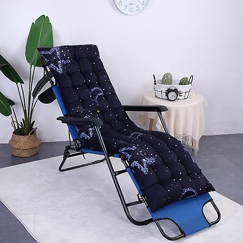 Cojín para silla de patio de 50 pulgadas, cojín acolchado más grueso para tumbona, columpio para silla de gravedad cero para exterior, interior,