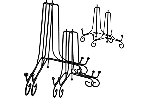 Elegant Iron Plate Stands (8 Inch)