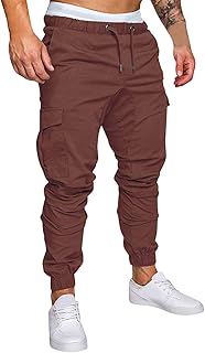 VaiKanhai Pantalones harén para hombre, holgados, largos, holgados, pantalones de entrenamiento, pantalones cargohos, pantalones deportivos, pantalones de jogging, pantalones de chándal de un solo
