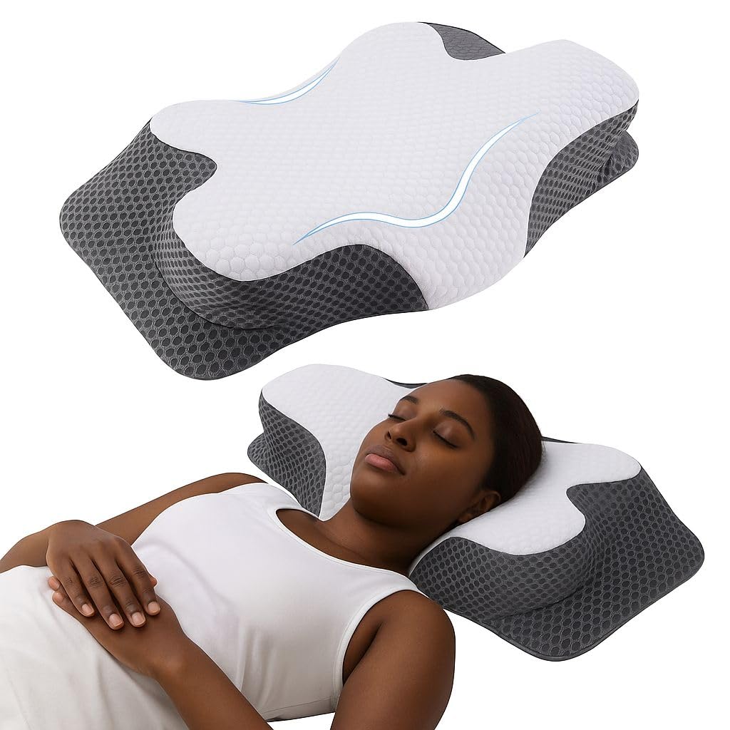 Amazon.com: Love Nest Cervical Neck Pillows with Memory Foam