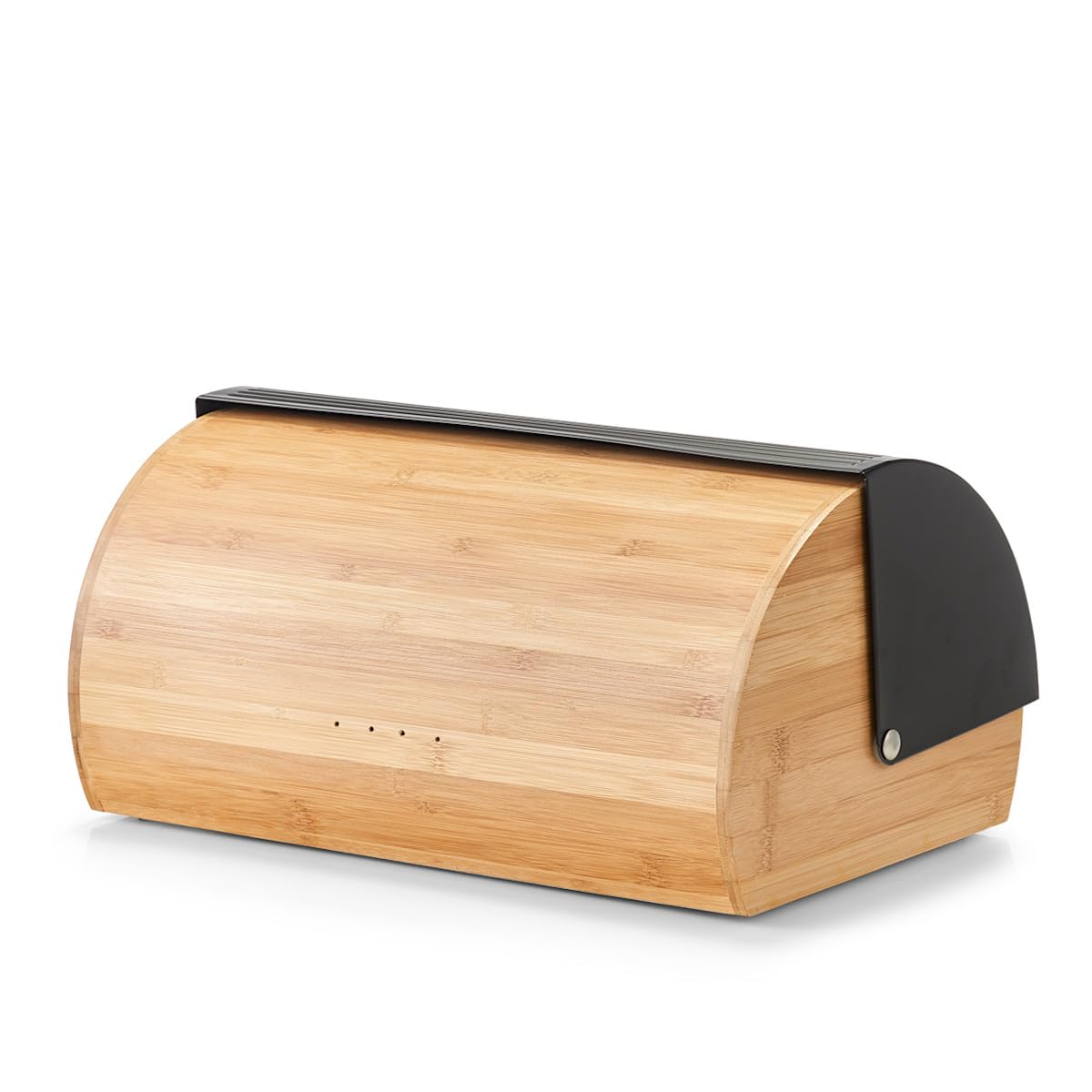 Zeller 25365 - Panera (bambú y Metal, Aprox. 39 x 27 x 19 cm, Apta para Alimentos), Color Negro