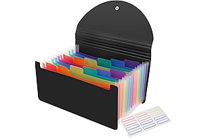 CASAON A6 Black Plastic File Folder: An Indispensable Check Organizer for Efficiency