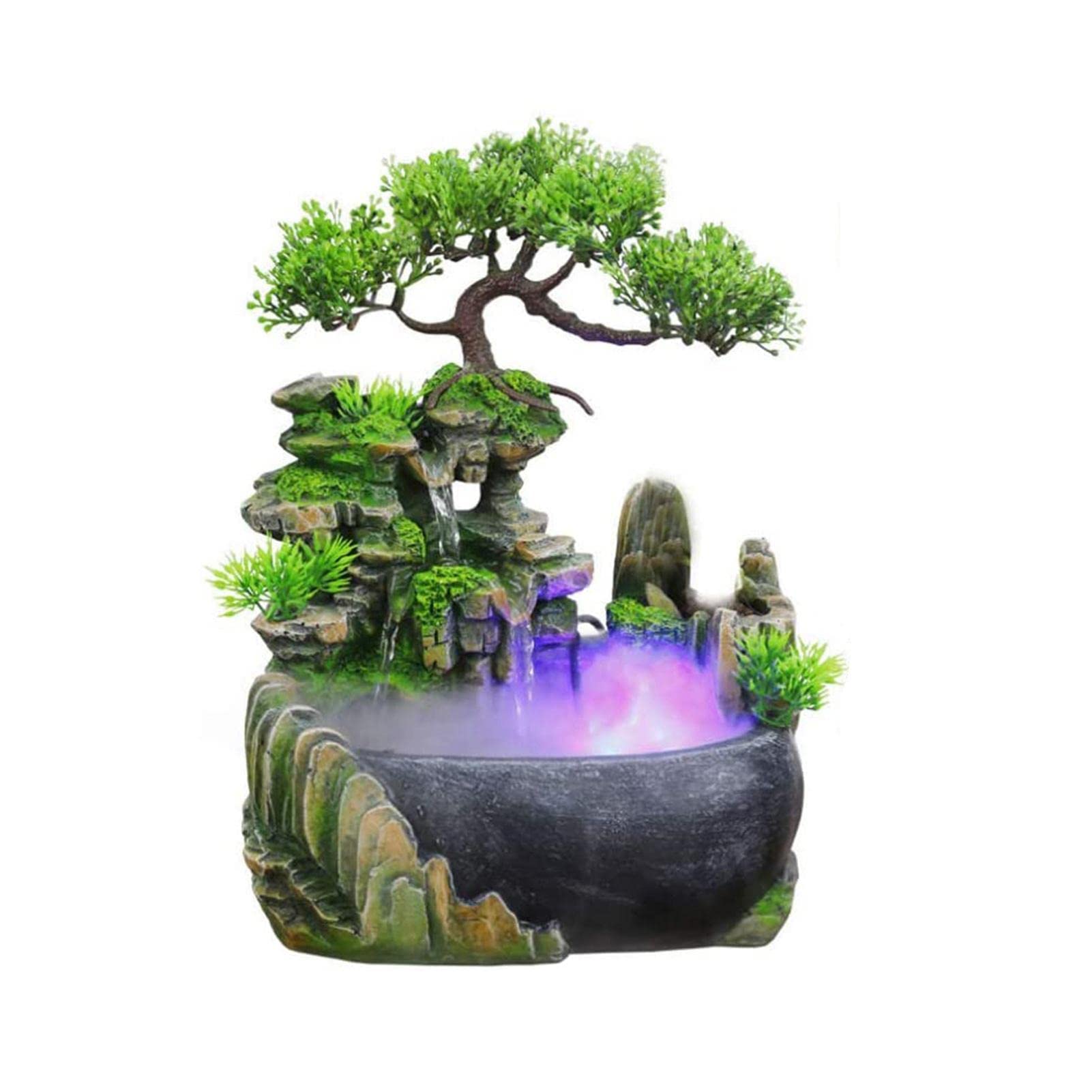 Amazon.co.jp: KUPOOL インテリア 和風噴水 卓上噴水 ミニ滝 卓上式