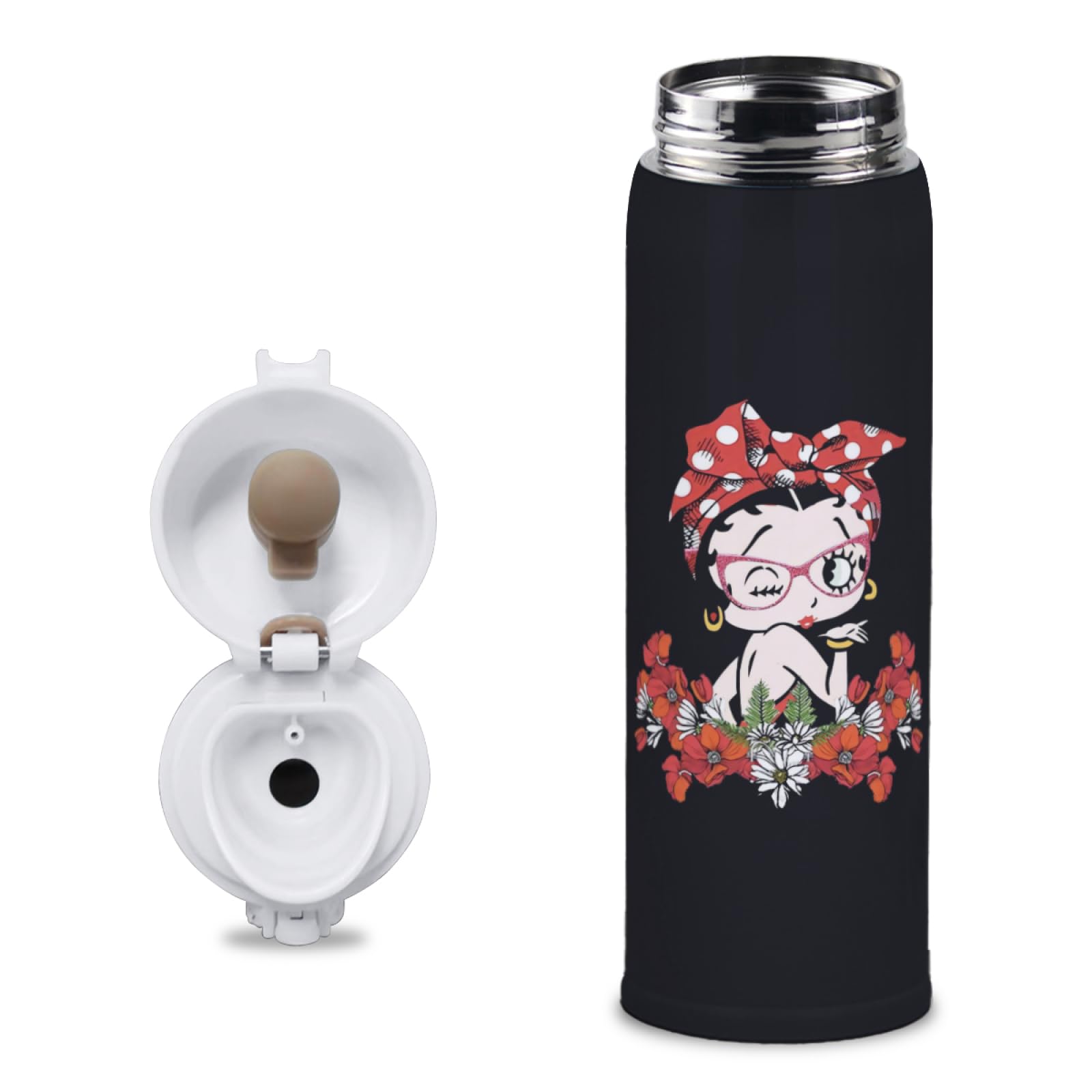 Amazon｜魔法瓶 ベティちゃん 水筒 ウォーターボトル ステンレスボトル