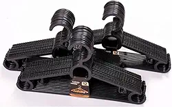 Kit Com 50 Cabides Reforçado Para Roupas Antideslizantes Calça Camisa Calça e Casacos Gravatas Cintos Cabides Multiuso CSCABIDES