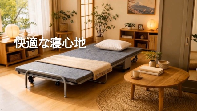 折りたたみベッド　完成品　80センチ Amazon.co.jp: 【完成品】折りたたみベッド 幅80 シングル ベッド 組立