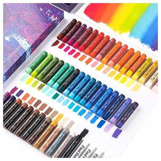 Paul Rubens pasteles al óleo, 48 colores pasteles suaves pasteles suaves no tóxicos para artistas, estudiantes y niños, ideal para dibujar, pintar decorativas, hacer imágenes como pintura al óleo