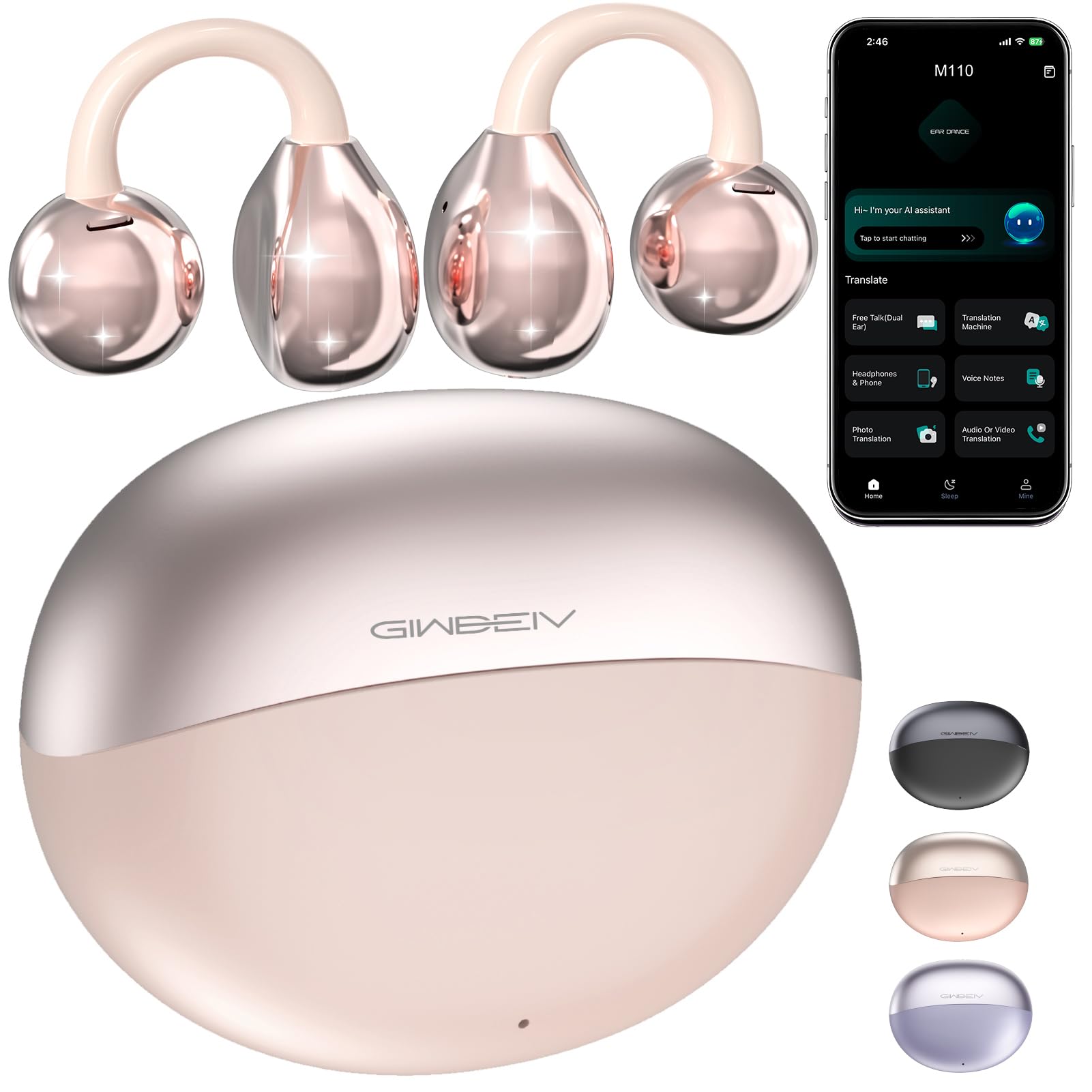 Amazon.com : AI Translation Earbuds Real Time, 164 Language