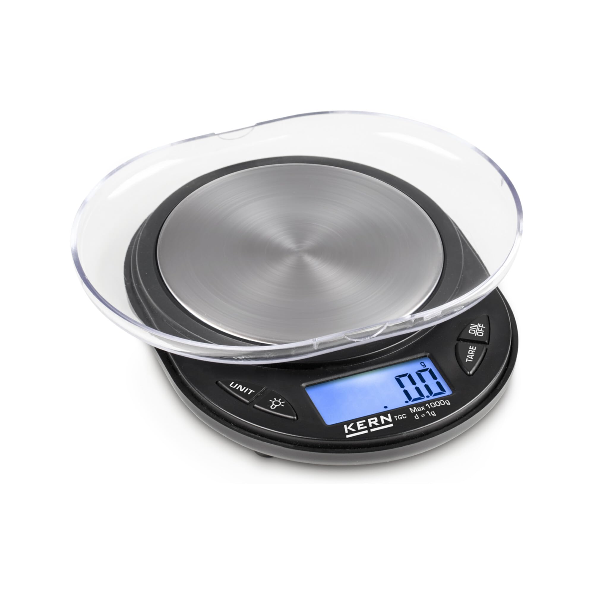 KERN TGC 500-1S05 - Bilancia tascabile Max 500 g: D=0,1 g