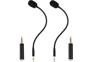 Premium Plug-in Microphone for Enhanced Gaming and Communication