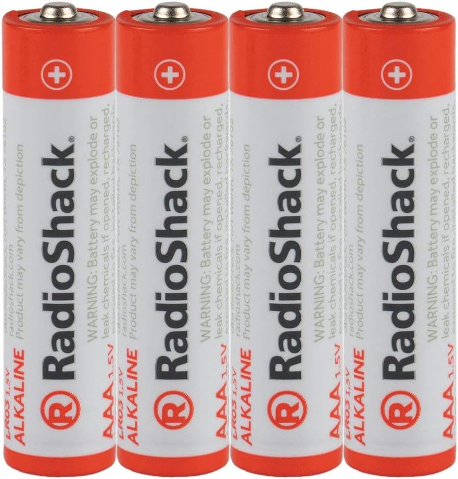 RadioShack AAA Alkaline Batteries 4Pack Health & Household