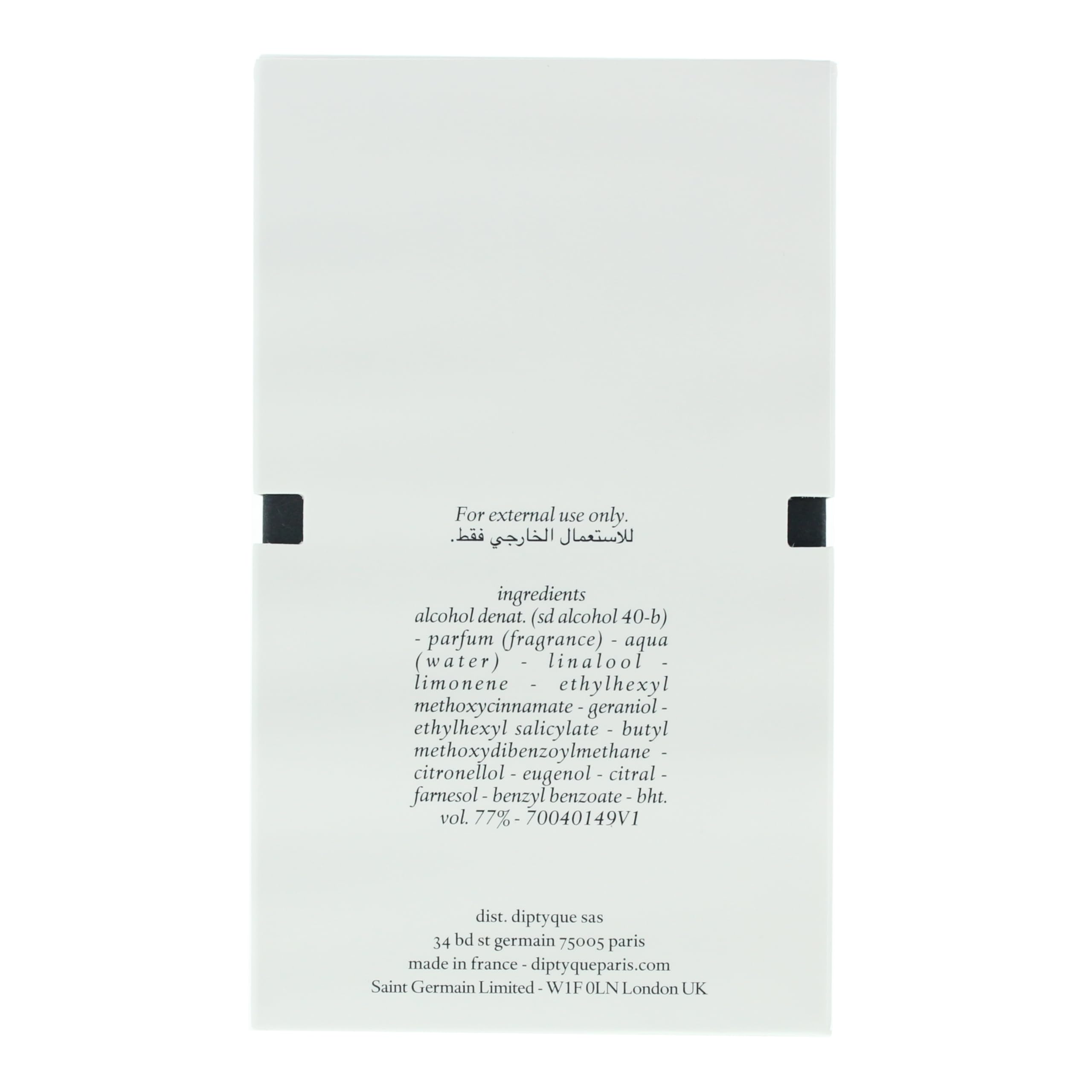Diptyque Eau Des Sens Eau De Toilette 50 ml