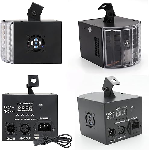 Miniatura 8 de Combinación de luces de fiesta de DJ y bola de discoteca