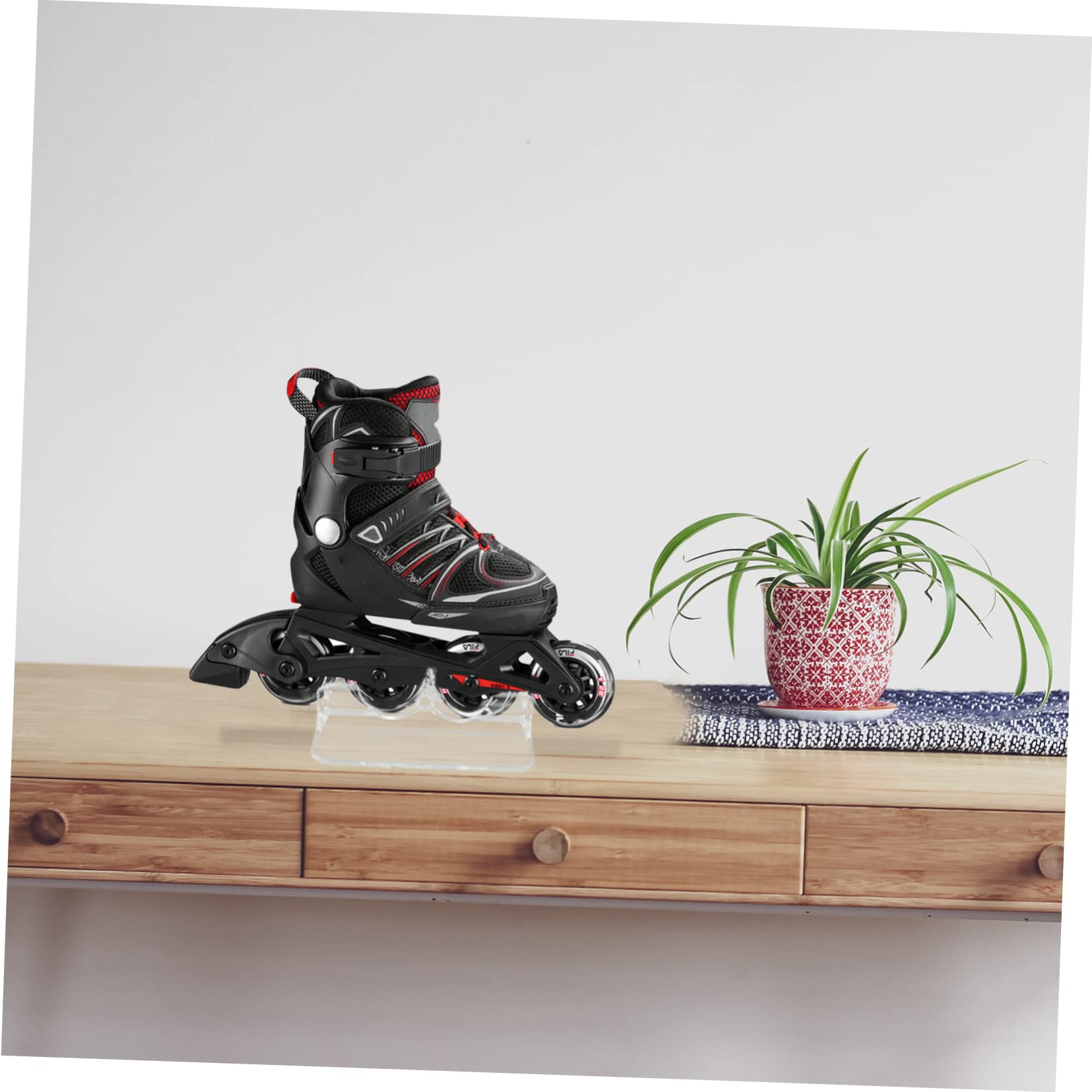 balacoo 2pcs Skating Accessory Stand Boys and Girls Roller Skates Holder Adult Skates Display Rack Craft Durable Material