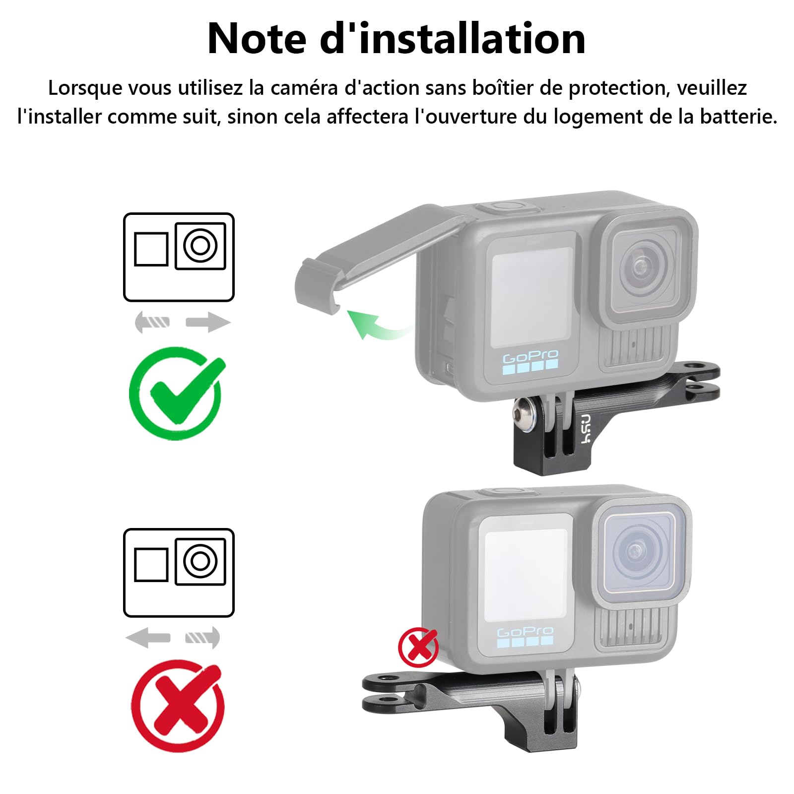 AMagisn-Cadre de protection pour GoPro Hero12/11/10/9