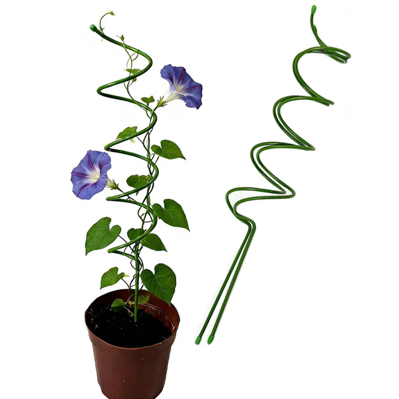 Fenteer Tuteur pour Pot de Fleurs, Treillis, étagère Multifonctionnelle, Support Léger pour Plantes Grimpantes, Tomates et Légumes, 10 Pièces