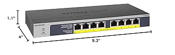【新品未開封】NETGEAR GS108PP-100AJS NETGEAR GS108PP 8-port Gigabit Ethernet PoE Unmanaged Switch