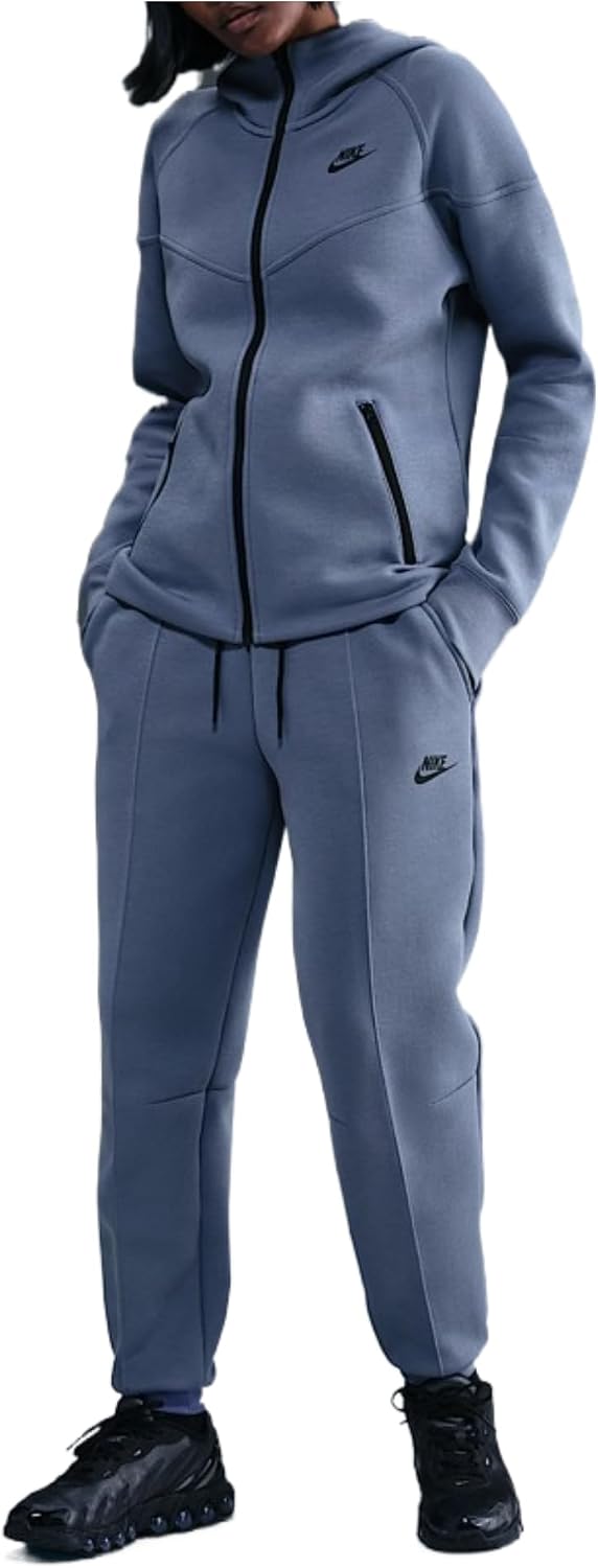 Nike Sportswear Tech Fleece Women's Mid-Rise Joggers (World Indigo/Black)