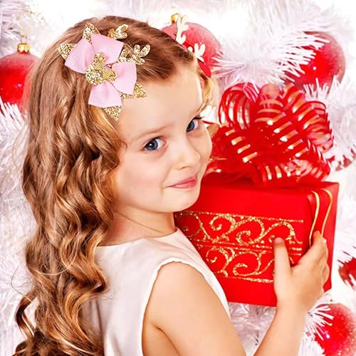 Miniatura 2 de Pinzas para el cabello para niñas, 8 lazos para el cabello, lindas pinzas de Disney para niños, pasadores para niñas, accesorios para el cabello