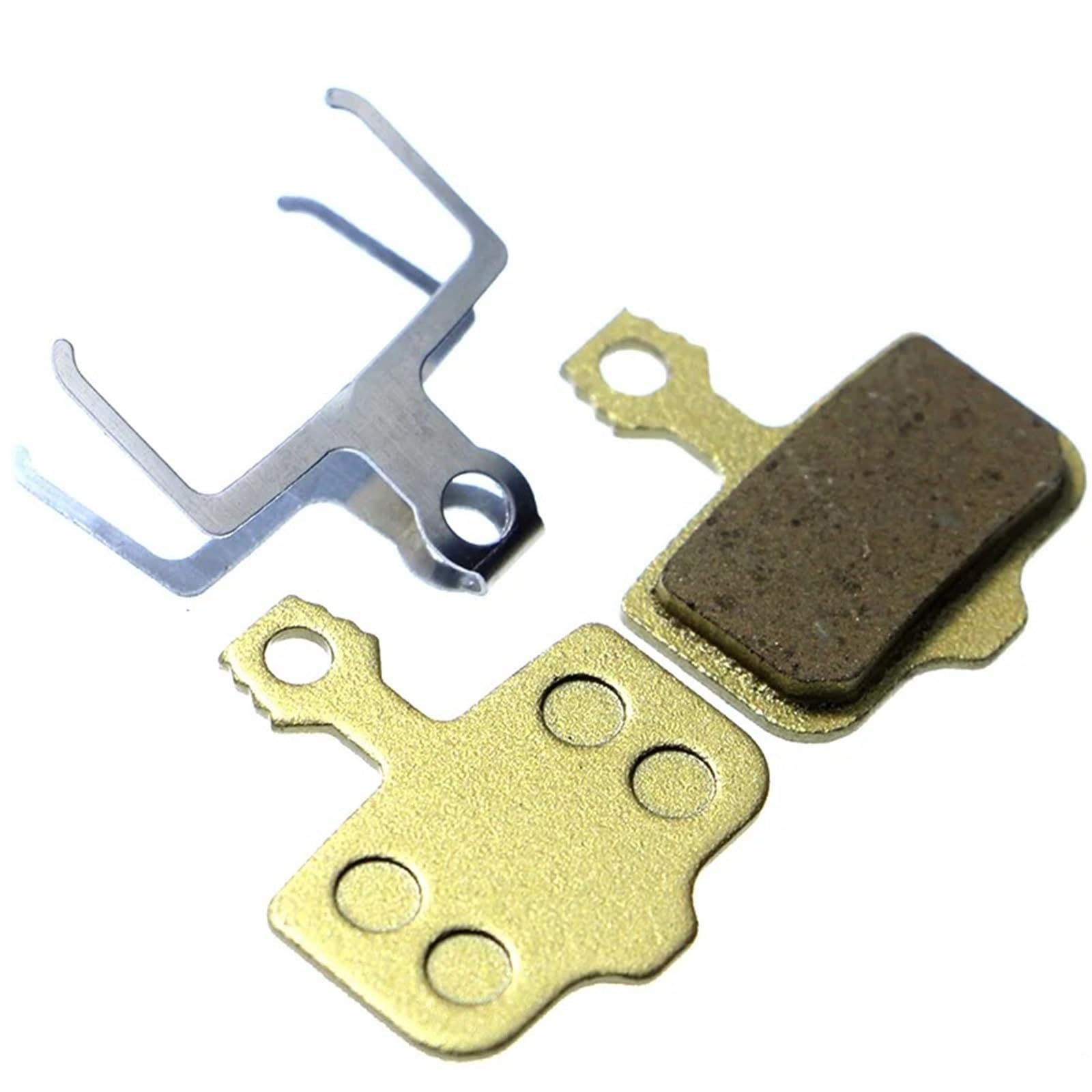 4 Pares De Pastillas Freno Disco Bicicleta Sinterizadas Resina Para Sram Para Avid Elixir Mtb Para Montaña Para Cerámica Zoom Carbono Pastilla de freno(Yellow)