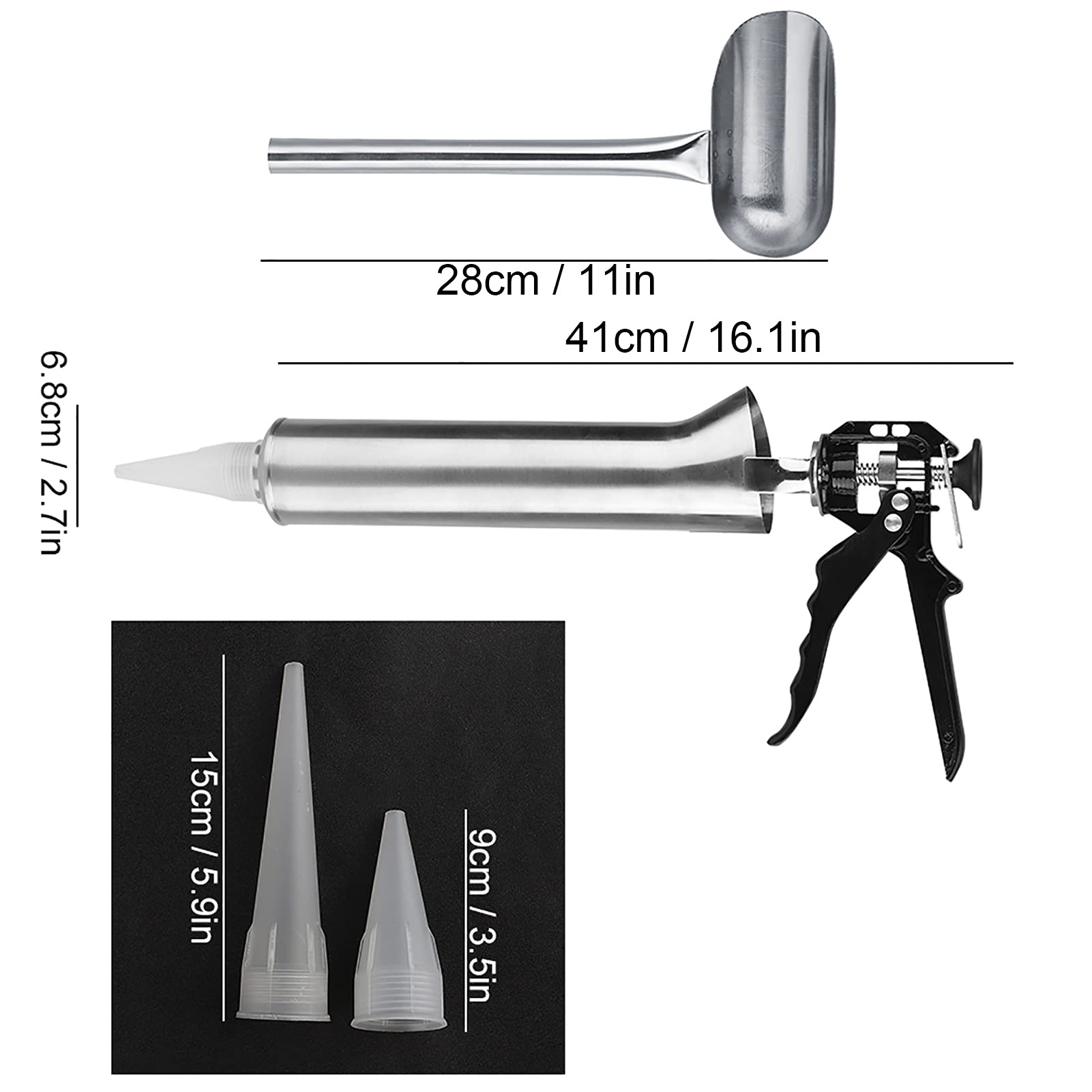 Screw It Again CLK-50 1 in. Refill Bag Caulking Cap - 50 Count