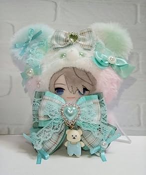 Amazon.co.jp: 2-387にじぱぺっと 10cmサイズぬい服 天使のくまさん