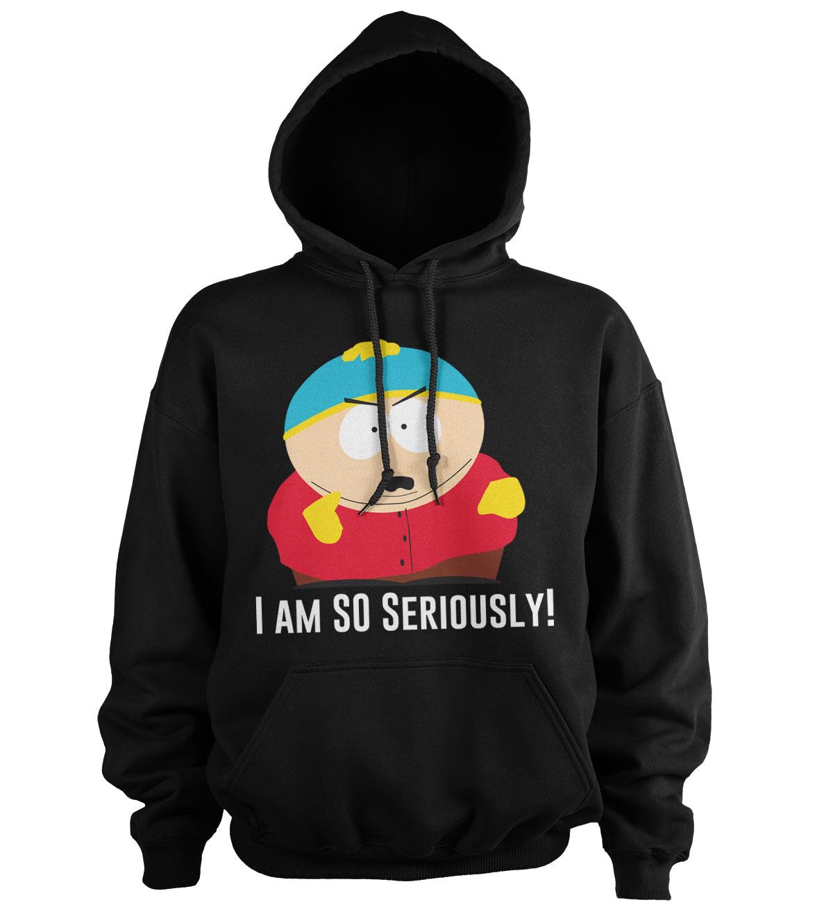 South Park Officially Licensed Eric Cartman - I Am So Seriously Hoodie (Black), XXXX-Large
