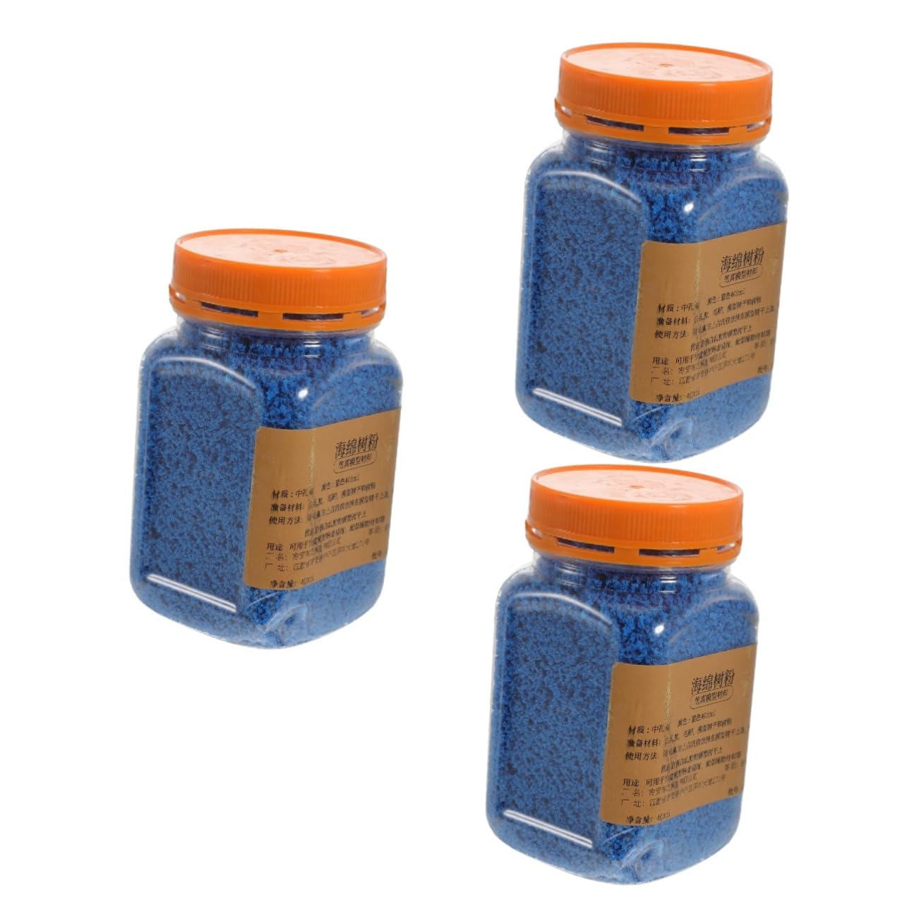 Toddmomy 3pcs Bottle of Craft Grass Grass Scatter for Miniatures Model Supplies Realistic Moss Powder Fake Lawn Powder Diy Table Building Model Material