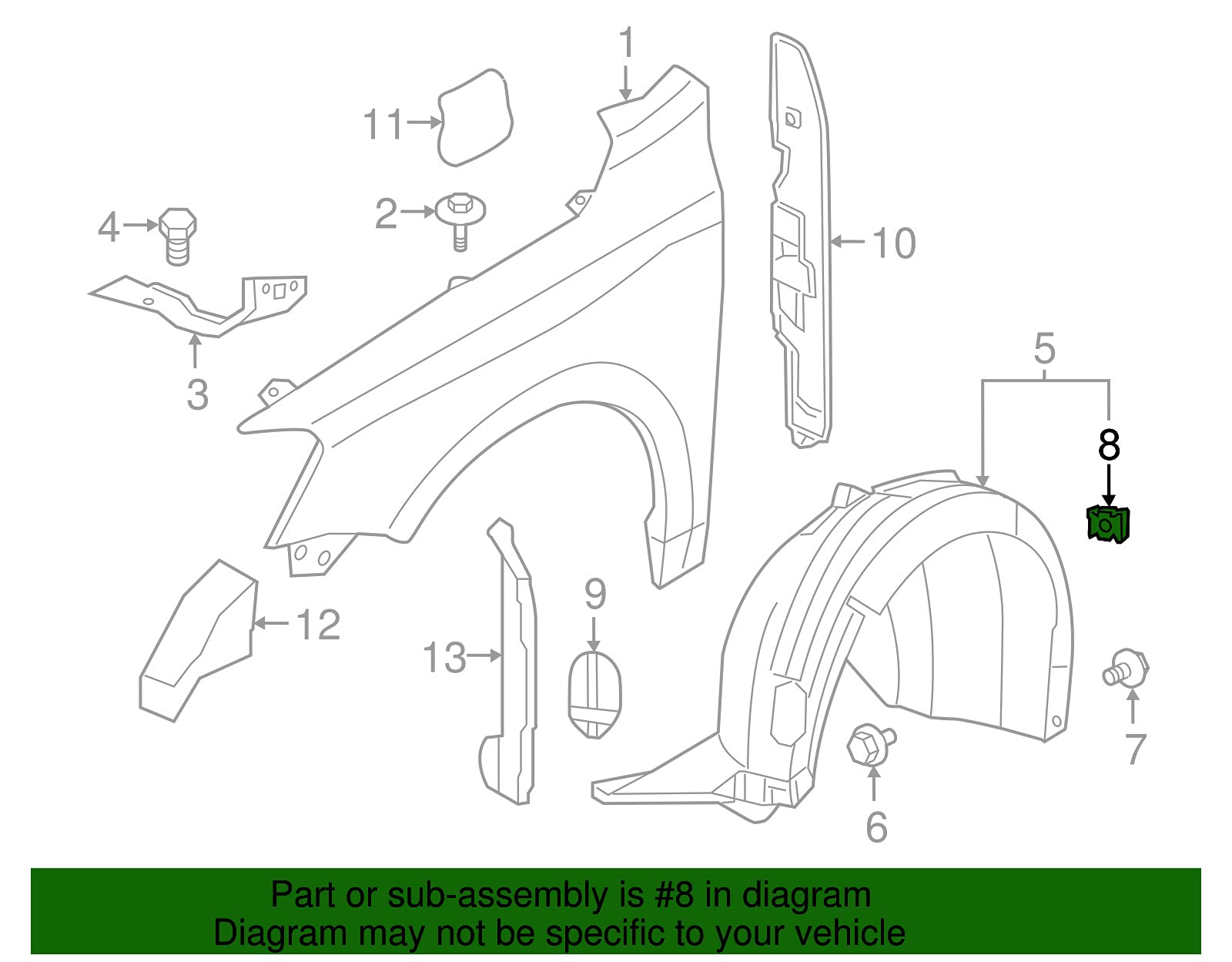 Volkswagen N-909-591-01 - Speed Nut