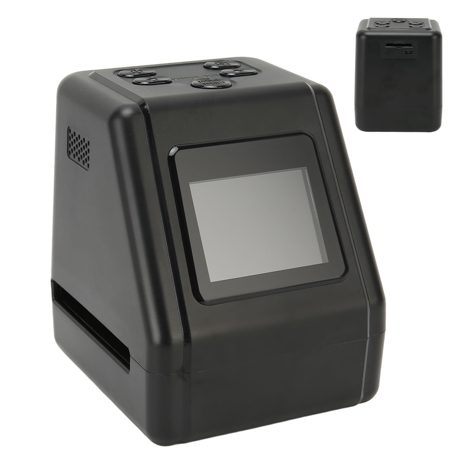 JPG Scanner de Films et de Diapositives négatifs 12 mégapixels avec écran LCD de 2,0 Pouces, convertit 135 126 110 Films de Diapositives en négatifs, Couleur, Noir et Blanc