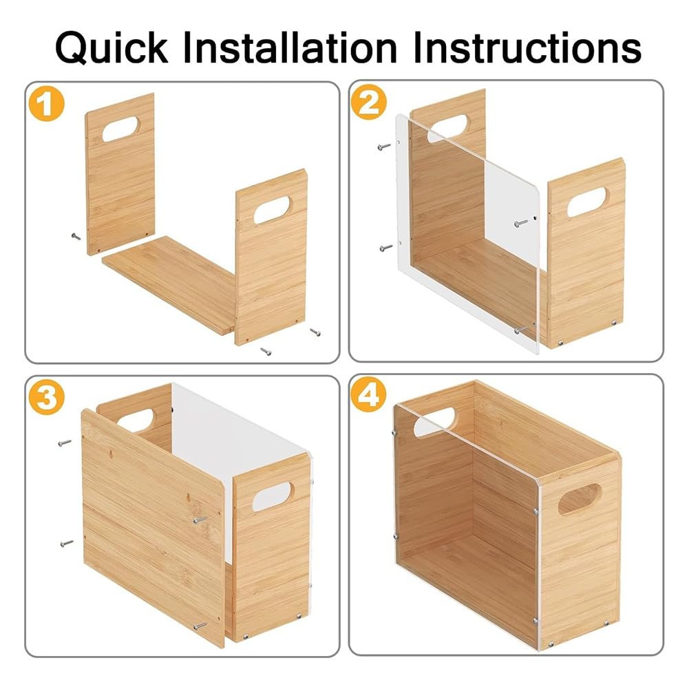 Organizador Acrílico Multifuncional Portátil 2Pcs