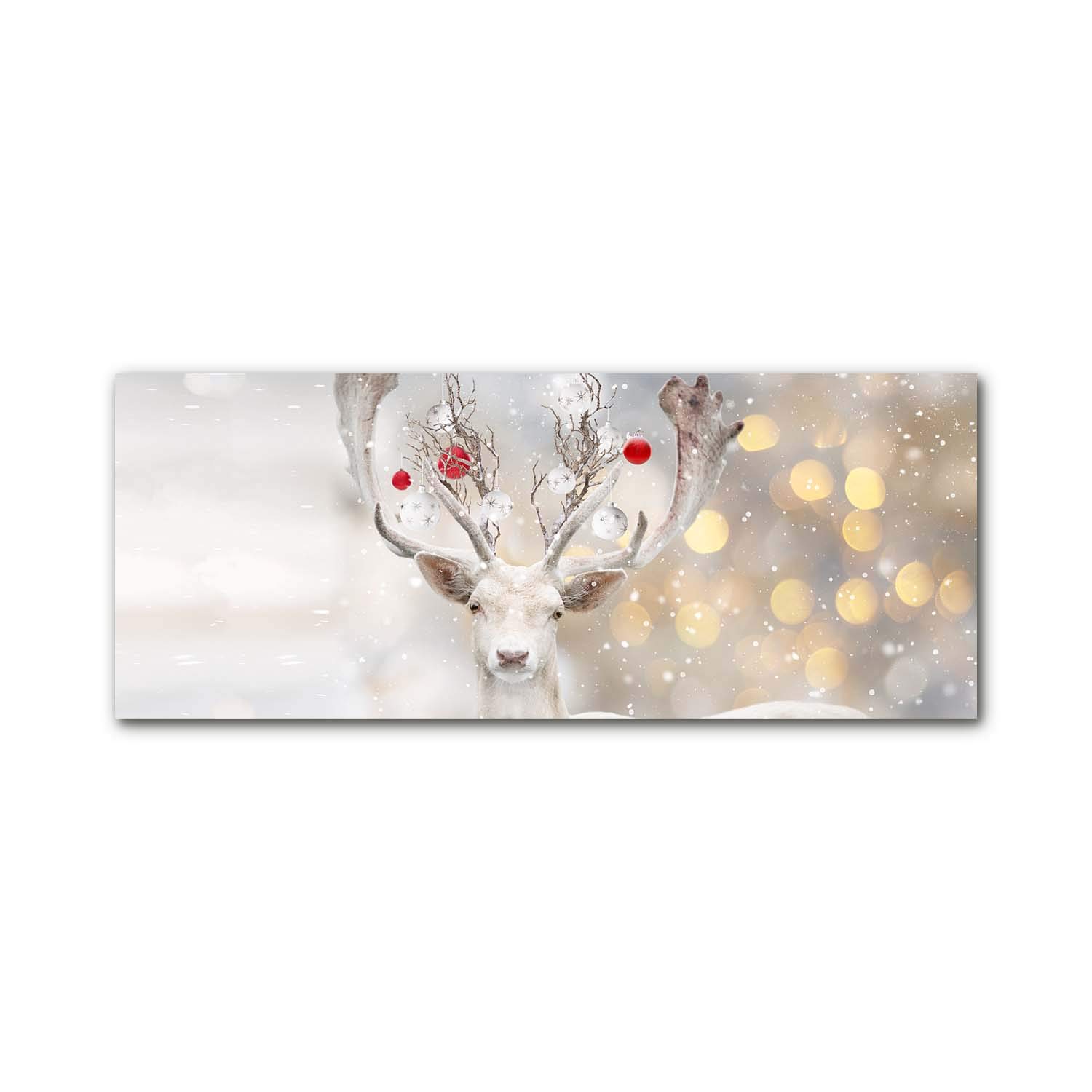 Peinture de Noël sur verre Tulup pour sublimer votre salon en hiver