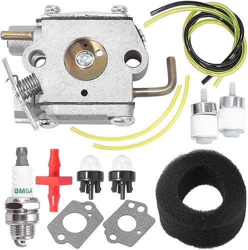 Miniatura 1 de 753-04144 Carburador para Troy Bilt TB320BV TB310QS Ryobi MTD 320BVR RGBV3100 Yard Man YM320BV YMGBV3100 YM1000 YM1500 YM300 YM4000 Soplador 75