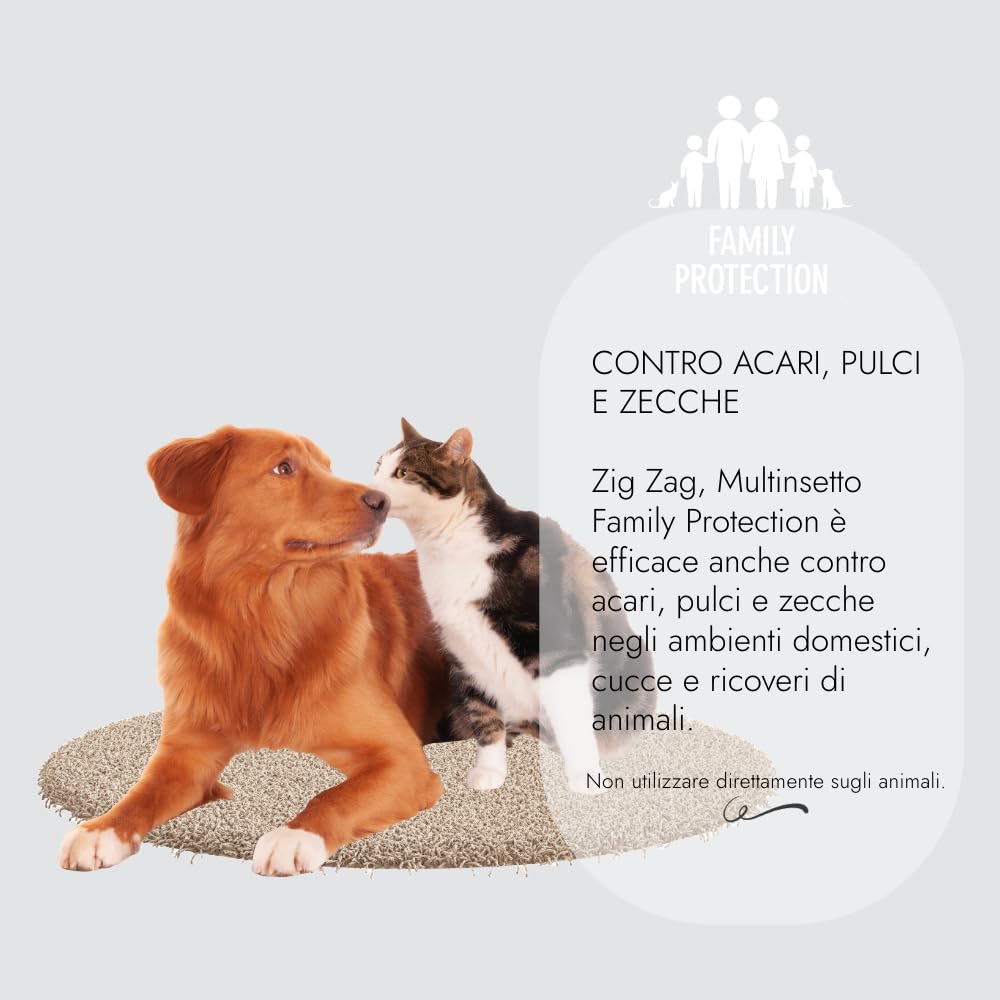 ZIG-ZAG Insetticida Spray Antipulci per ambienti 400 ml