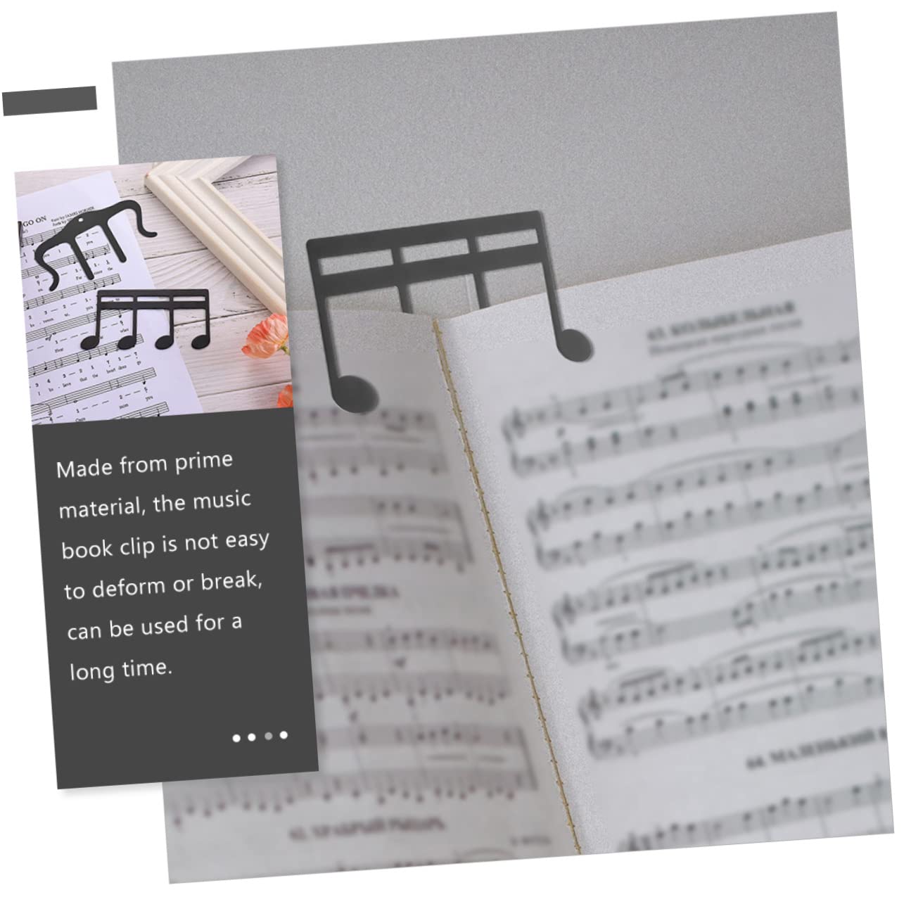 Abaodam 10stücke Förmige Metall Notenklammern Praktische Musikblatt-halter Für Klavier Und Instrumente Starke Haltekraft Zum Öffnen Von Notenbüchern Vermeidung Von Seitenumblättern