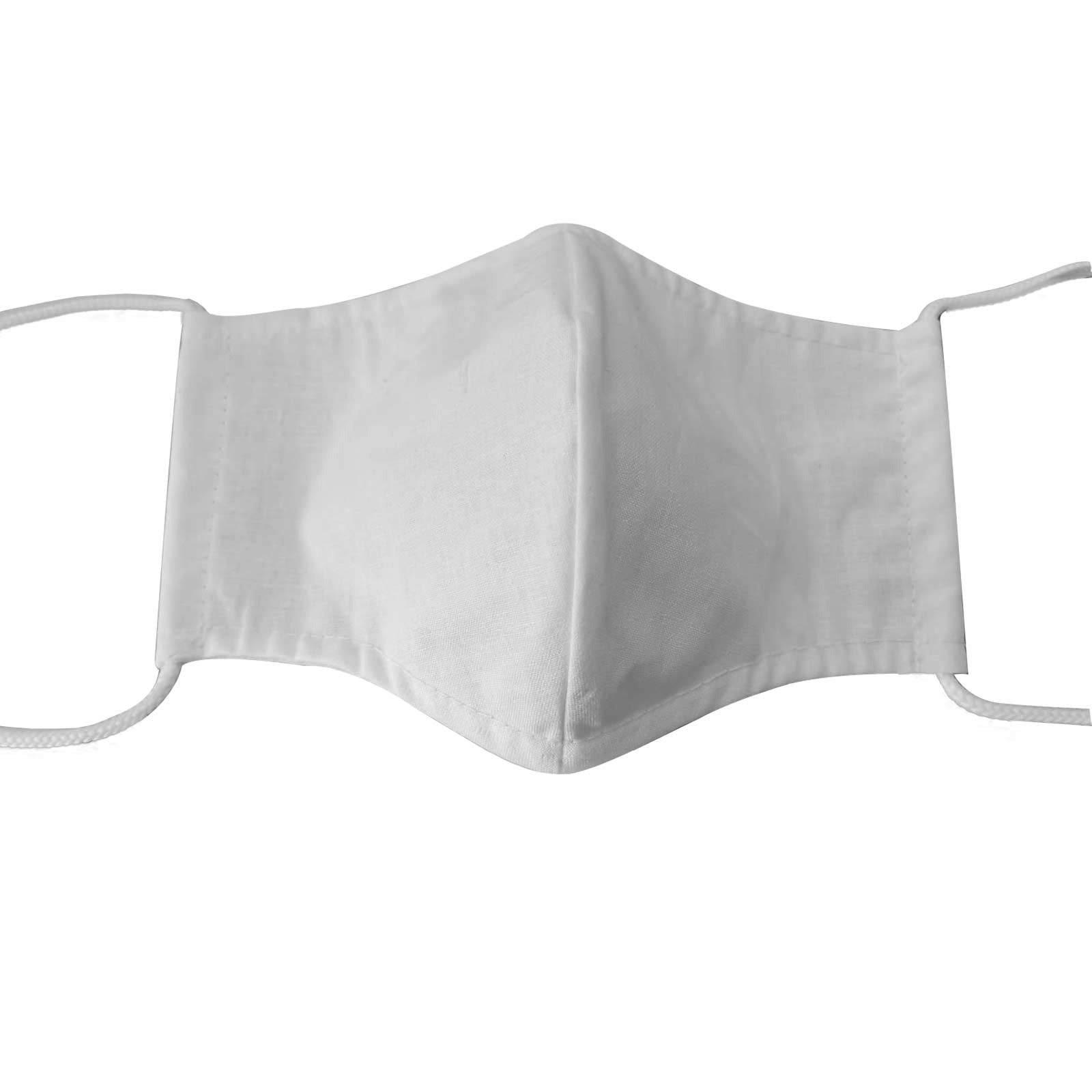 10 Behelfsmasken Mund-Nasen-Maske doppellagige Baumwolle, waschbar Atemmaske, Mundmaske, Größe:Gr. M