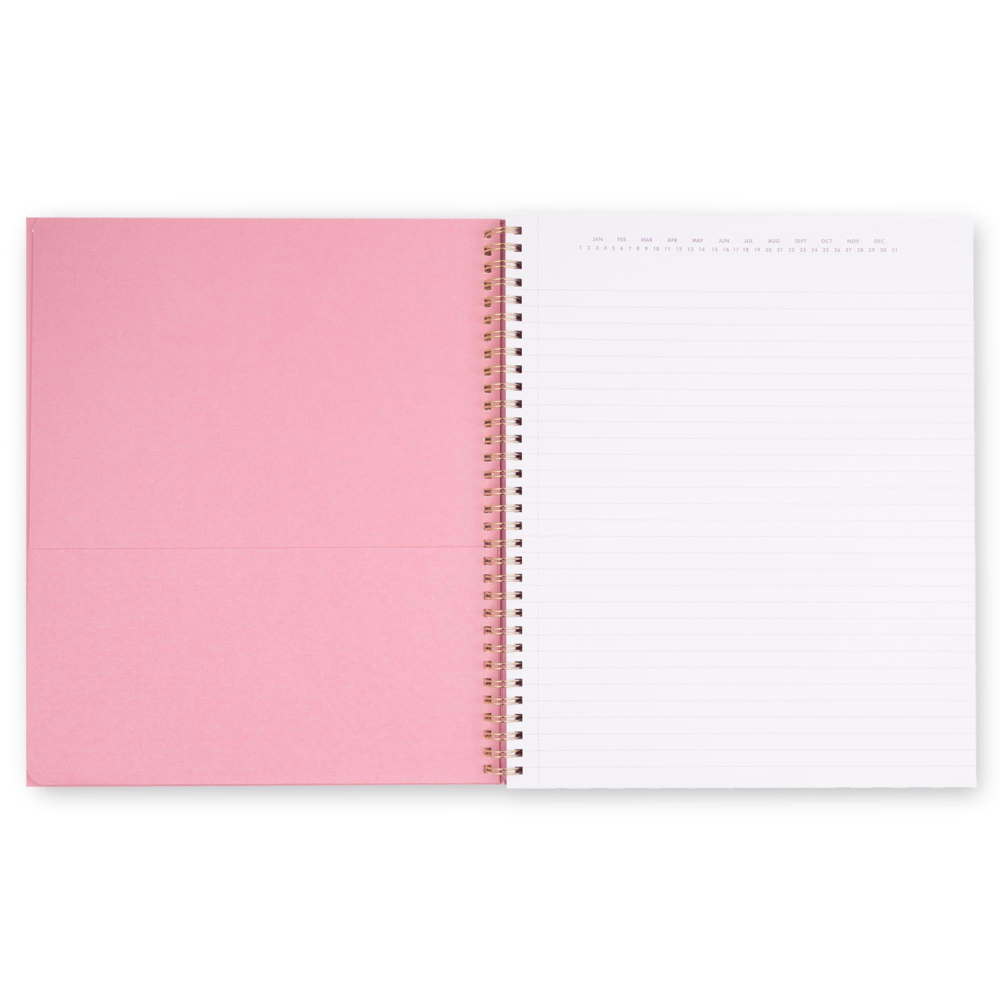 kate spade new york Large College Ruled Notebook, 11" x 9.5" Spiral Notebook with 160 Pages, Painterly Strokes - Image 2