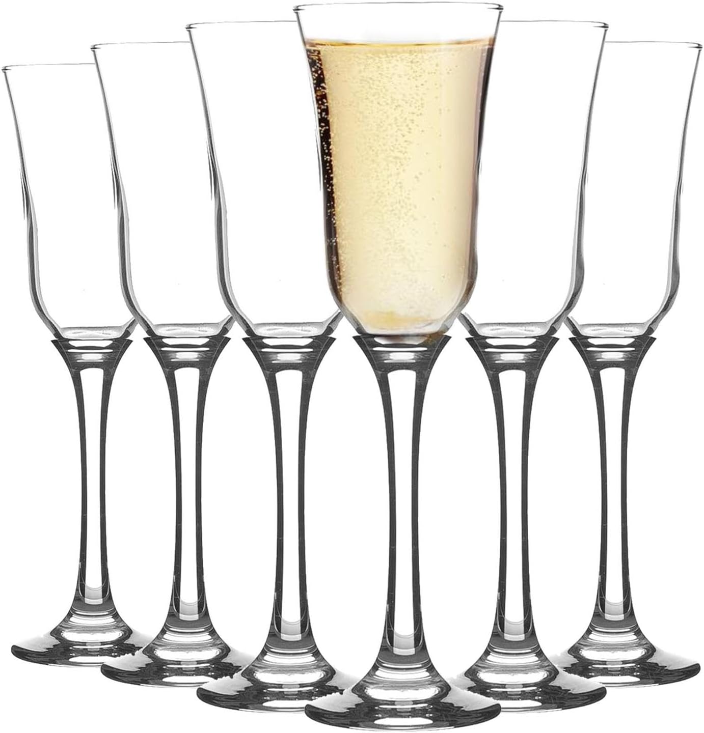 La Rochere Set Of 4 Bee Design Glass Champagne Flutes – 608501