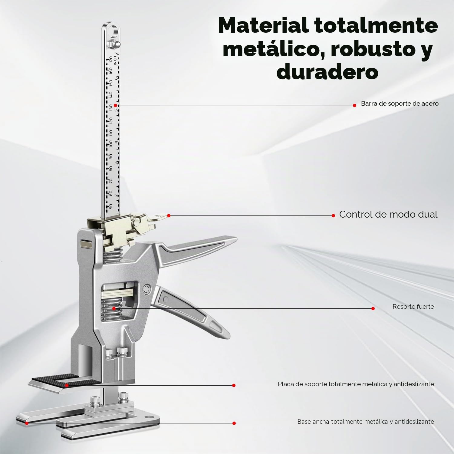 Raynesys 2 PZS Brazo de Ahorro de Mano de Obra, 12 Pulgadas Levantador de Herramientas Manuales Control Preciso Lento/Rápido Descenso, Cada Capacidad de Carga 100KG para Azulejos de Pared Muebles