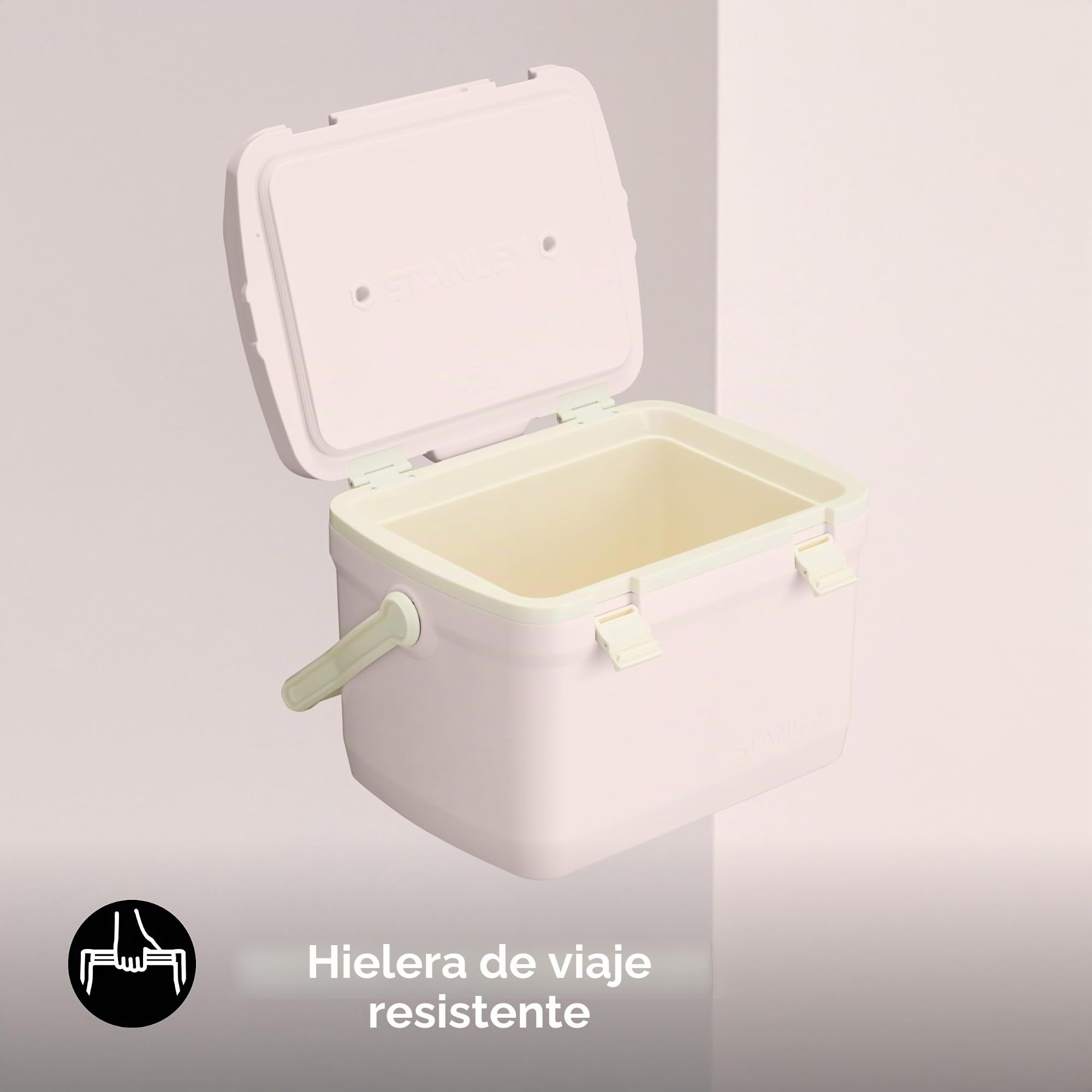 Stanley 1913 Adventure - Enfriador para exteriores - Hielo frío hasta 4 días - Nevera - Sin BPA - Enfriador de pecho - Caja de refrigeración de camping resistente que se dobla como asiento