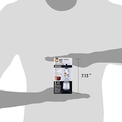 Miniatura 9 de Aleene's Pegamento para manualidades para tela y vinilo, se seca transparente, unión permanente, secado rápido en segundos, 1.5 onzas