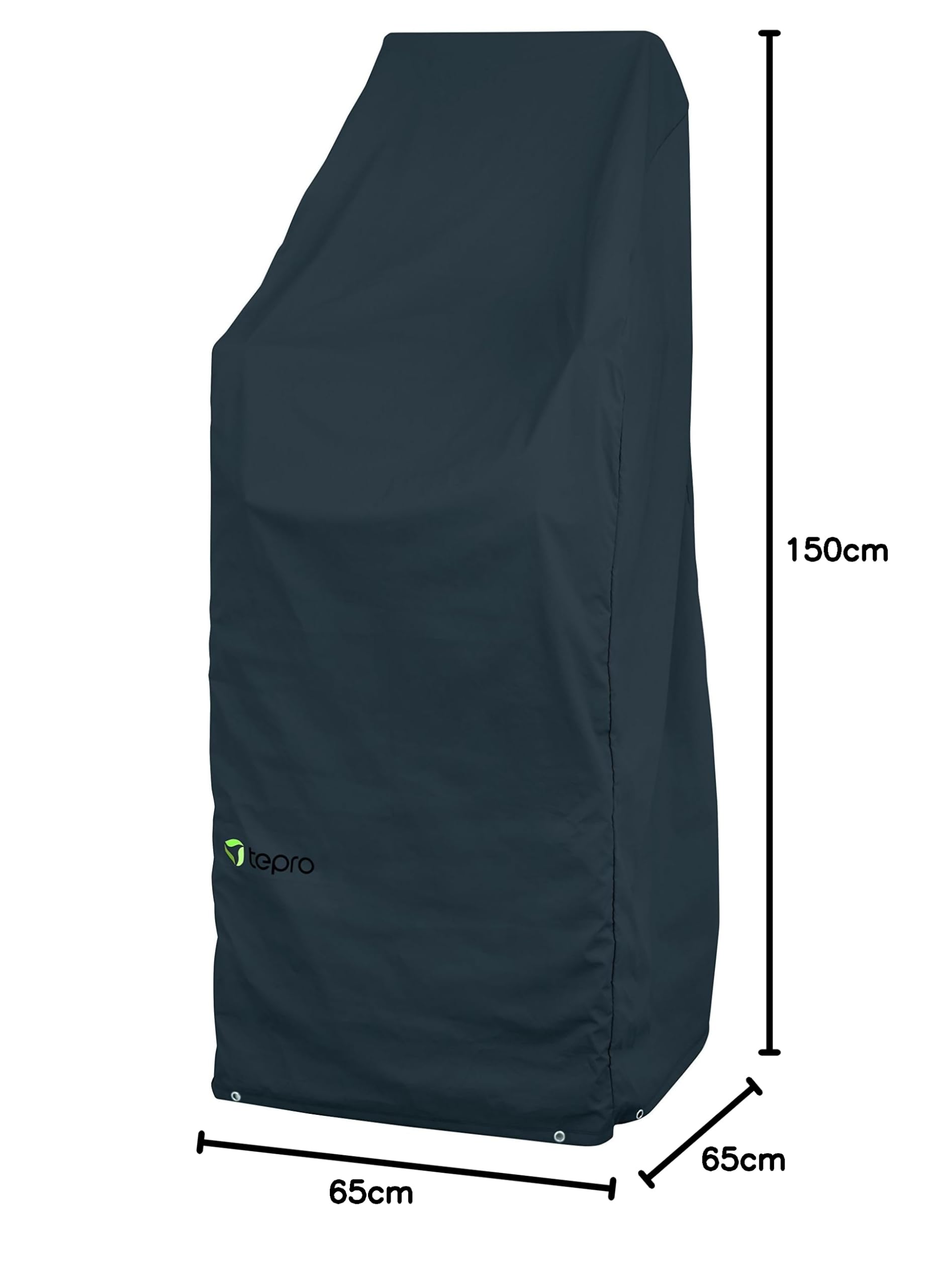 Tepro Abdeckhaube Für Gartenstühle 65x65x150cm - Wasserdicht Mit Ventilation, Beige