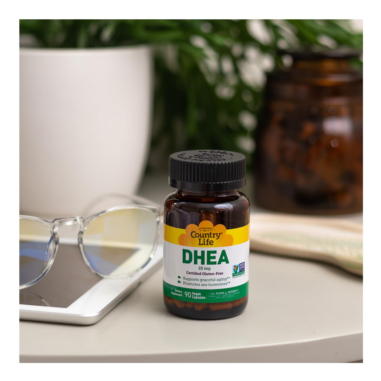 Country Life DHEA 25mg, 90 Vegan Capsules — Amazon image 7