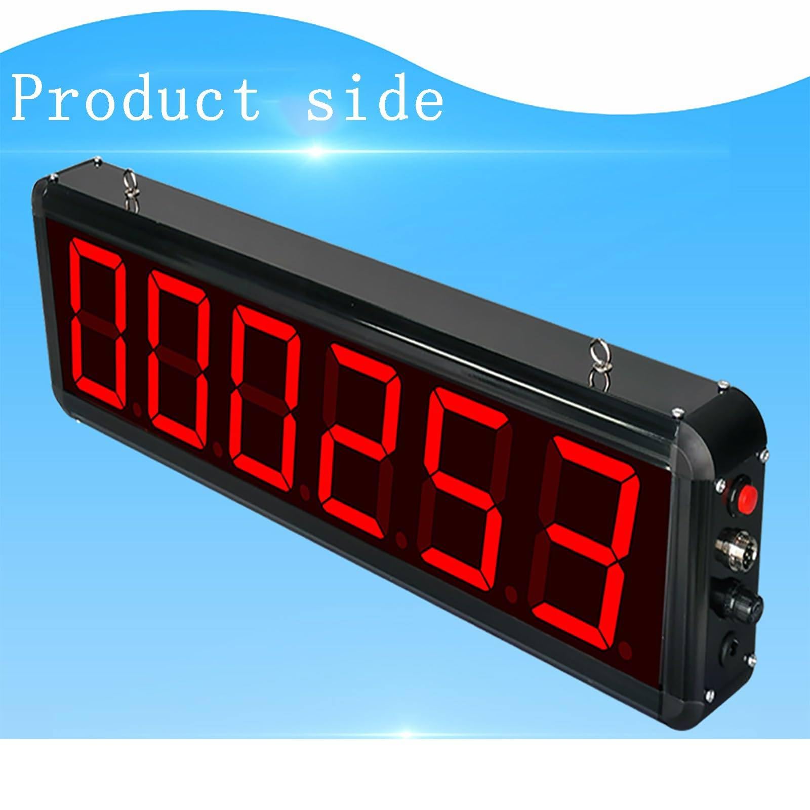 Compteur numérique, affichage LED à 6 chiffres jusqu'à 999999 pour lignes de production, bandes transporteuses, suivi des visiteurs