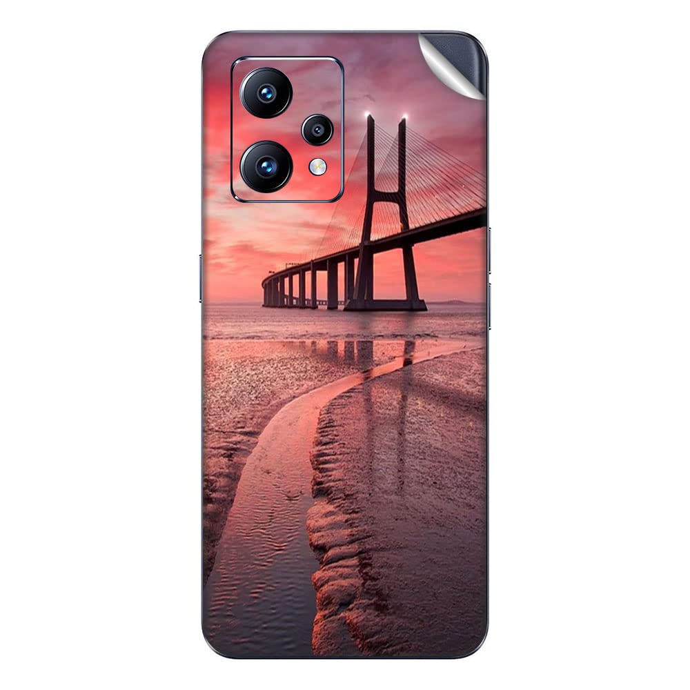 GADGETS WRAP Printed Vinyl Skin Sticker Decal for Realme 9 - Vasco Da Gama Bridge Multicolor