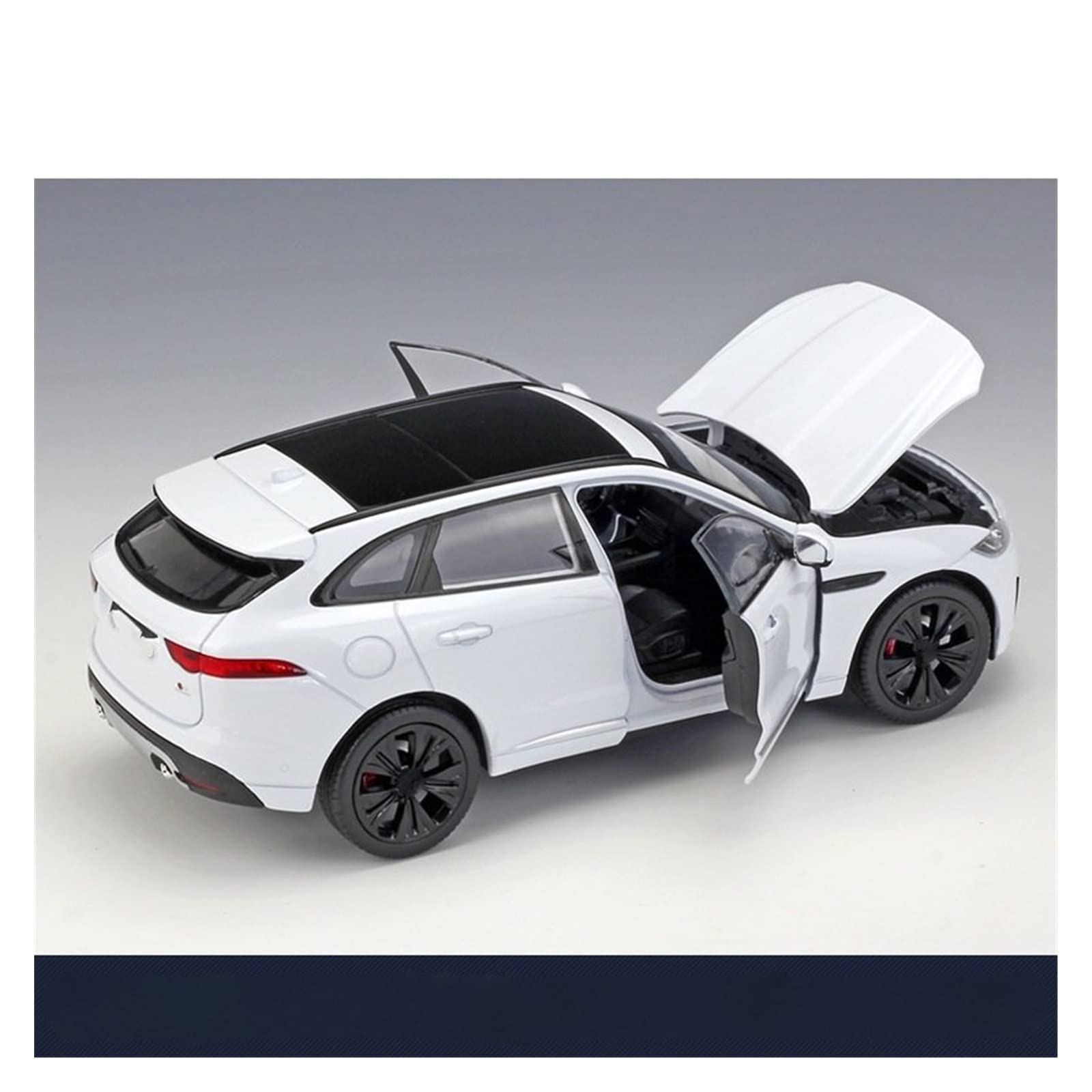 Modello pressofuso in lega di metallo 1:24 per Jaguar F-Pace(Red)