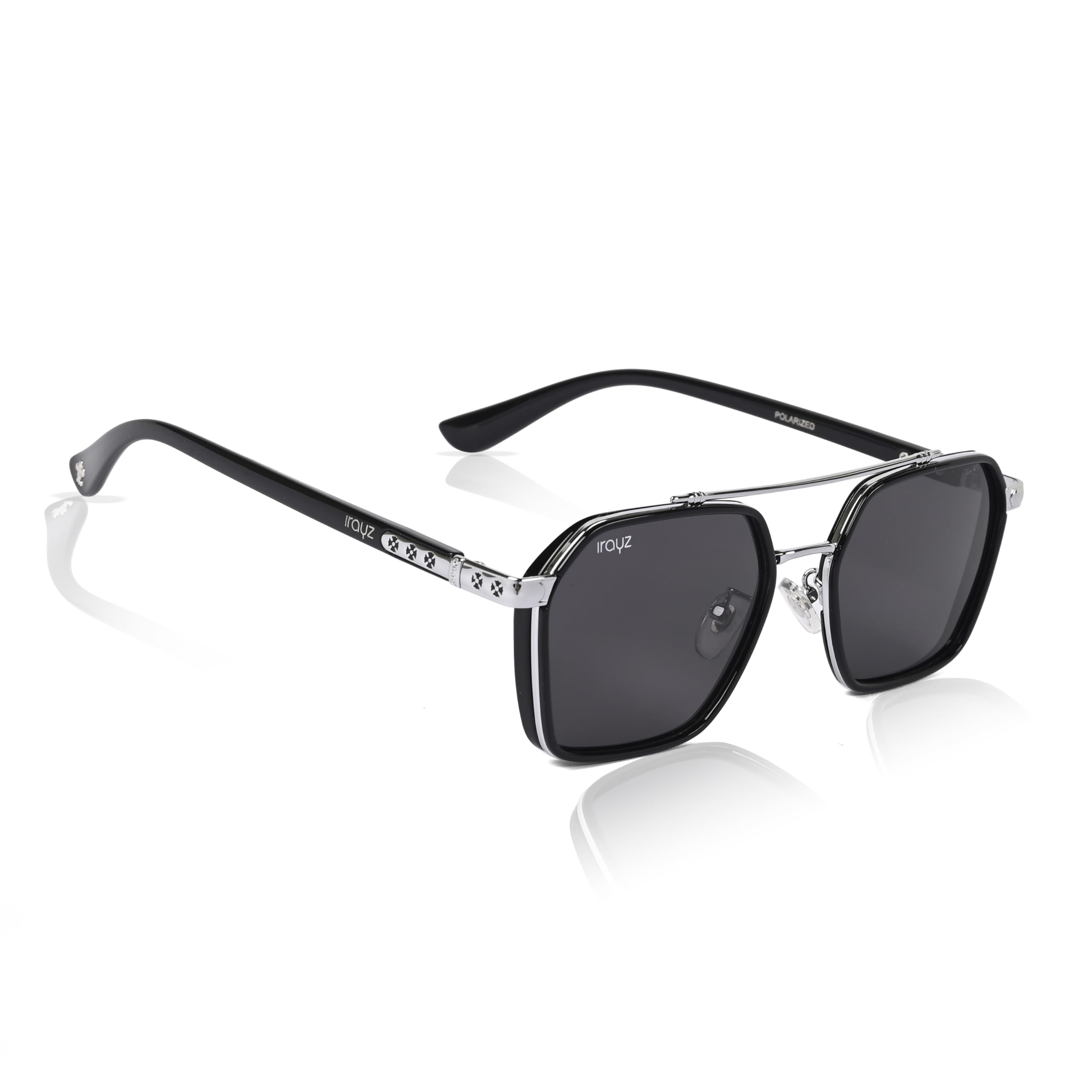 Polarized Sunglasses for Men, Square Frame Design, UV Protection, Stylish Designer Eyewear-image-40