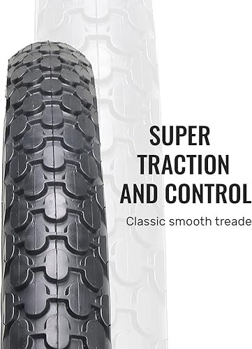 Miniatura 6 de MOHEGIA Beach Cruiser - Kit de repuesto de neumáticos para bicicleta neumáticos plegables de bicicleta de 24 x 2.12526 x 2.125 pulgadas, tubos