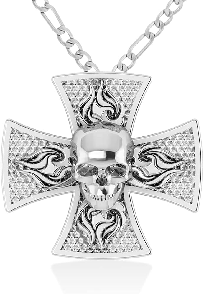 White gold cross necklace amazon Clearance