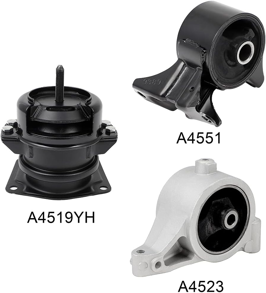 SCITOO Engine Motor Mount Compatible with 2001-2006 for Acura for MDX 2003-2008 for Honda for Pilot,OE A4519HY A4551 A4523